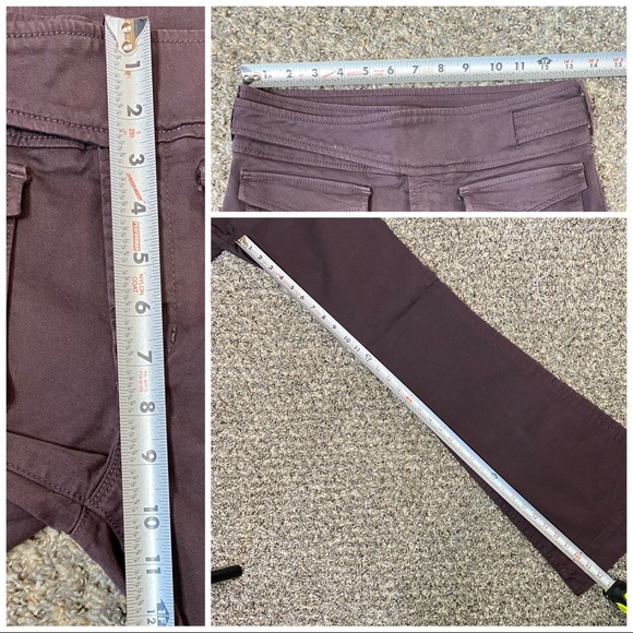 J Brand Sample Flared Wide Leg Brown Mid Rise Pants NWOT Size 25 (WB-3) - Picture 8 of 8